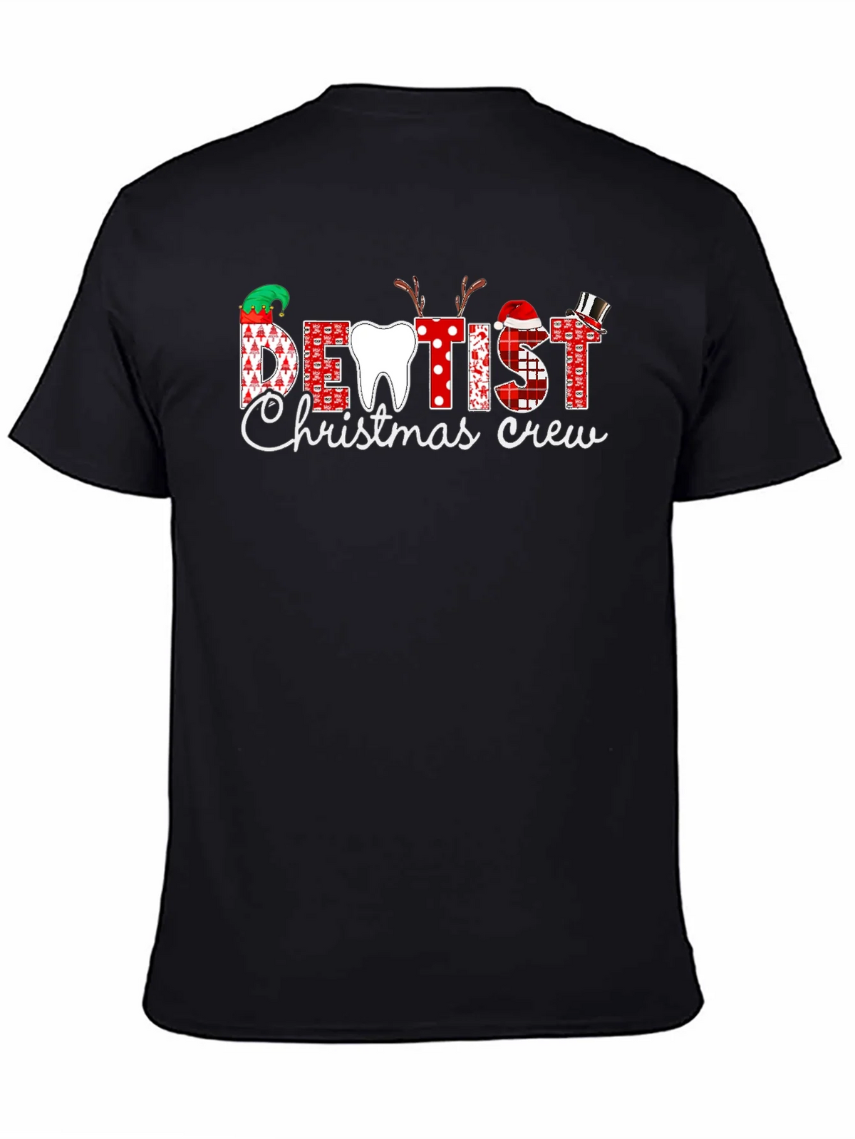 Dentist Christmas Crew T-Shirt - Holiday Dental Apparel product image 4