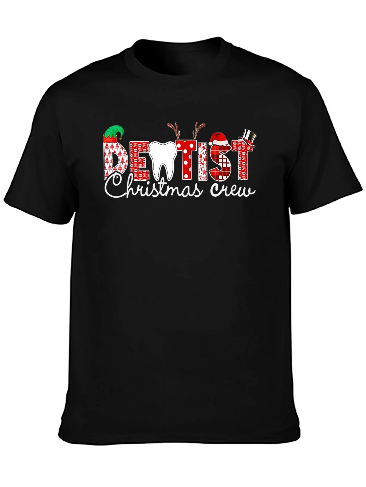 Dentist Christmas Crew T-Shirt - Holiday Dental Apparel product image 3