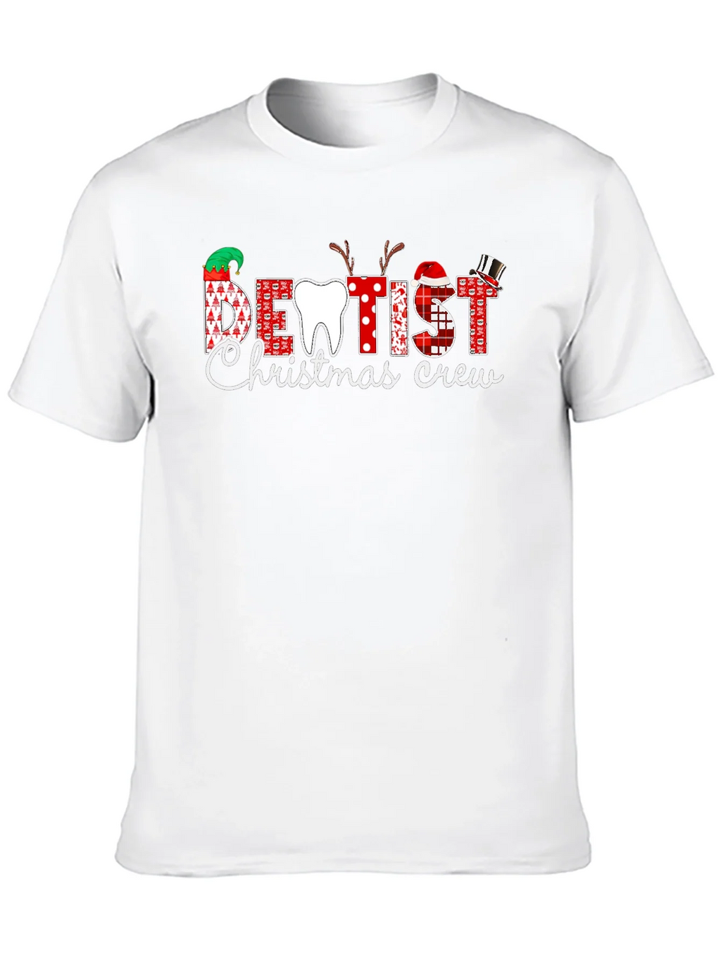 Dentist Christmas Crew T-Shirt - Holiday Dental Apparel product image 9