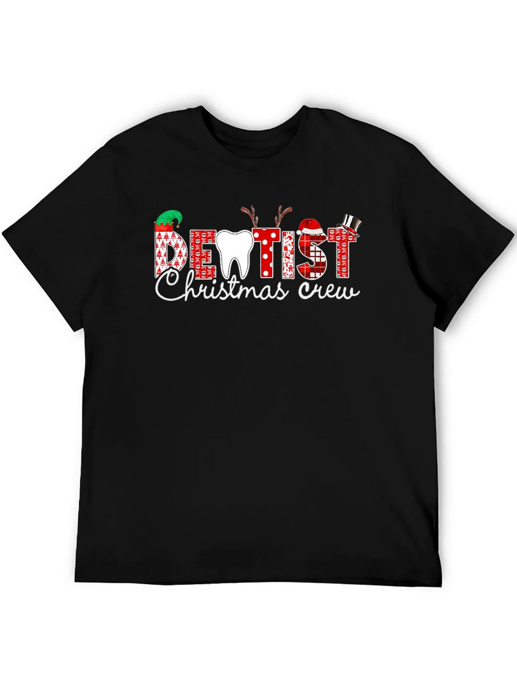 Dentist Christmas Crew T-Shirt - Holiday Dental Apparel product image 5