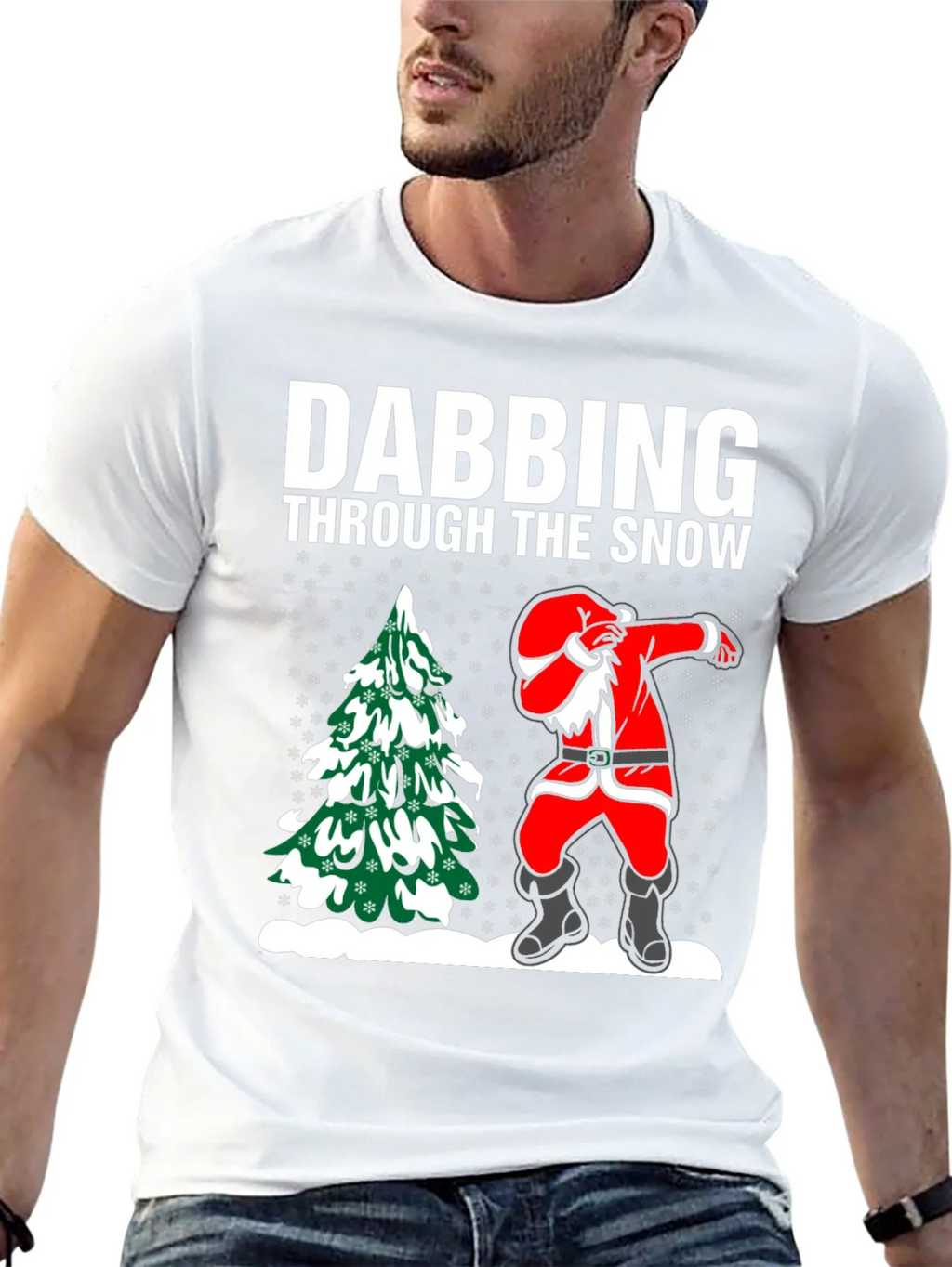 Dabbing Santa T-Shirt: Through the Snow product image 12