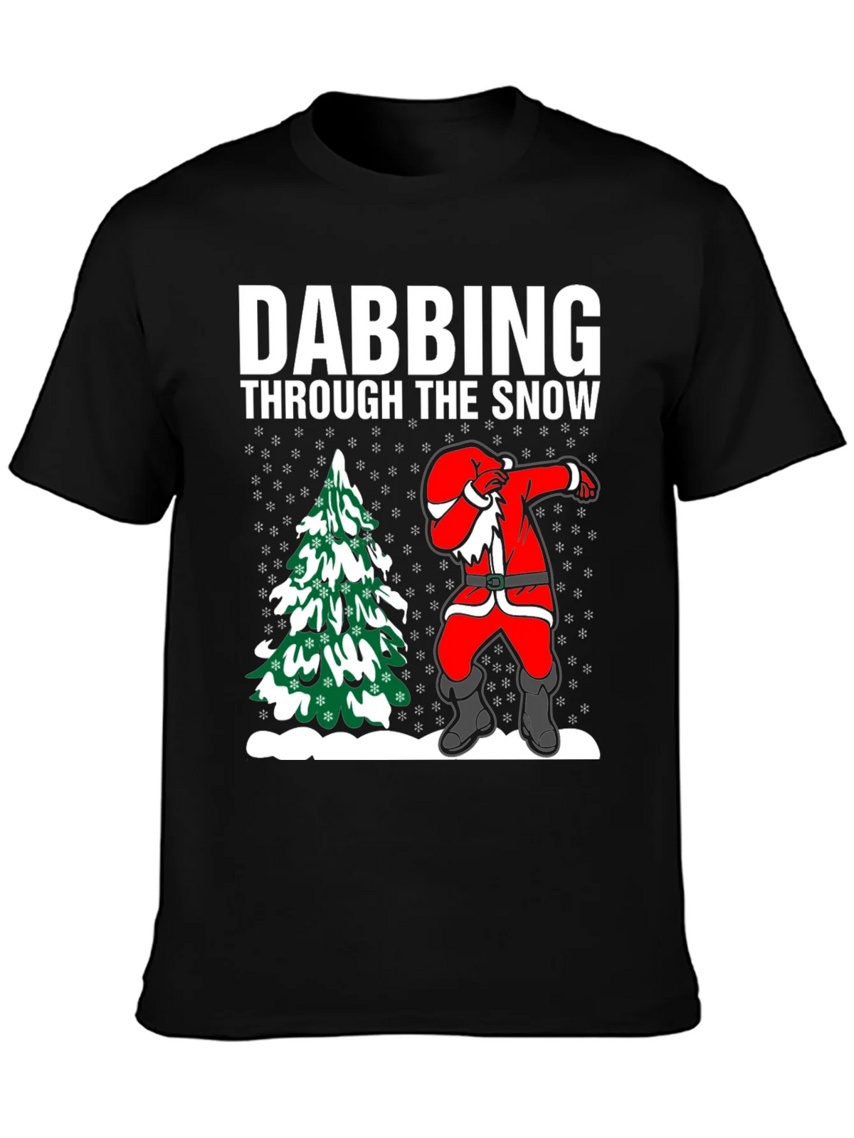 Dabbing Santa T-Shirt: Through the Snow product image 3