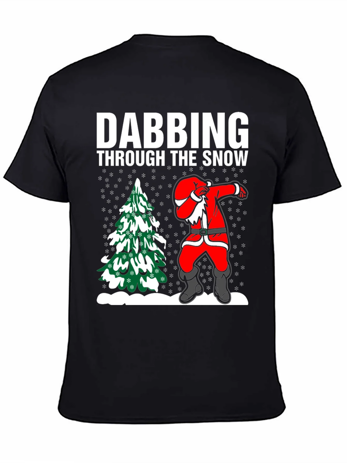 Dabbing Santa T-Shirt: Through the Snow product image 4