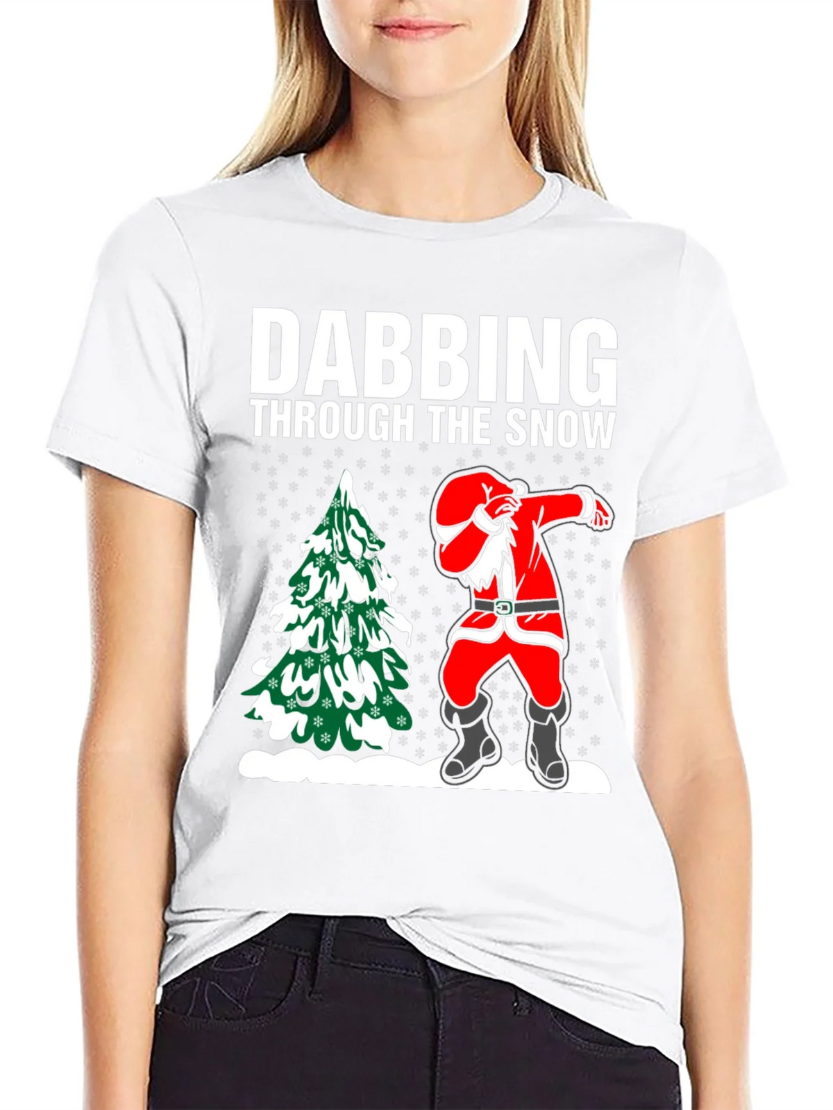 Dabbing Santa T-Shirt: Through the Snow product image 8