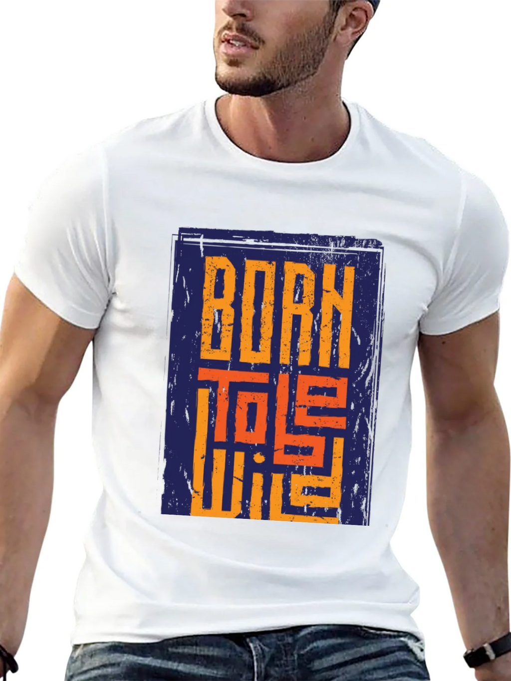 Born To Be Wild Graphic Print Black T-Shirt product image 12
