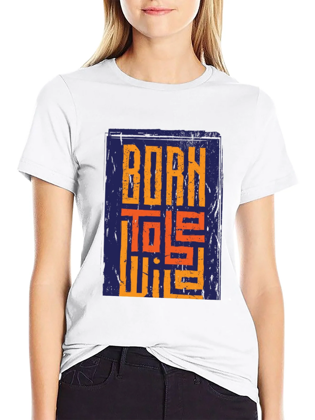 Born To Be Wild Graphic Print Black T-Shirt product image 8
