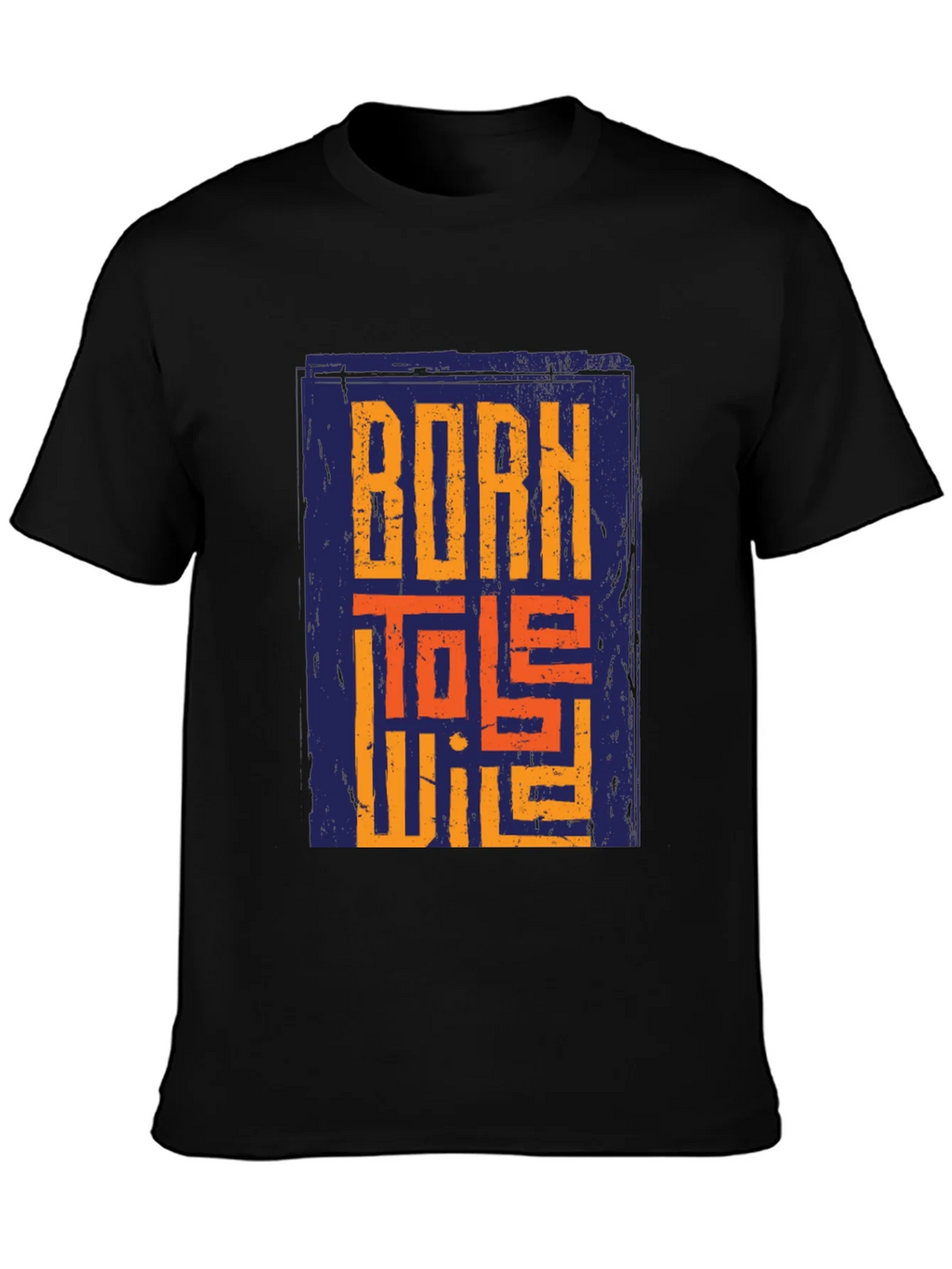 Born To Be Wild Graphic Print Black T-Shirt product image 3
