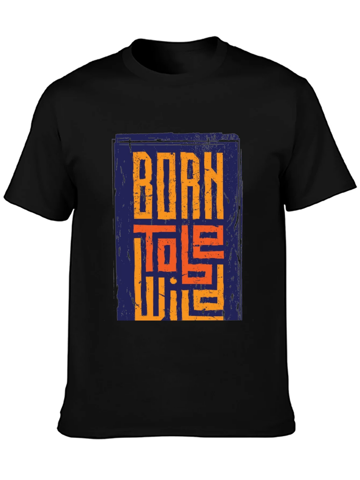 Born To Be Wild Graphic Print Black T-Shirt product image 3