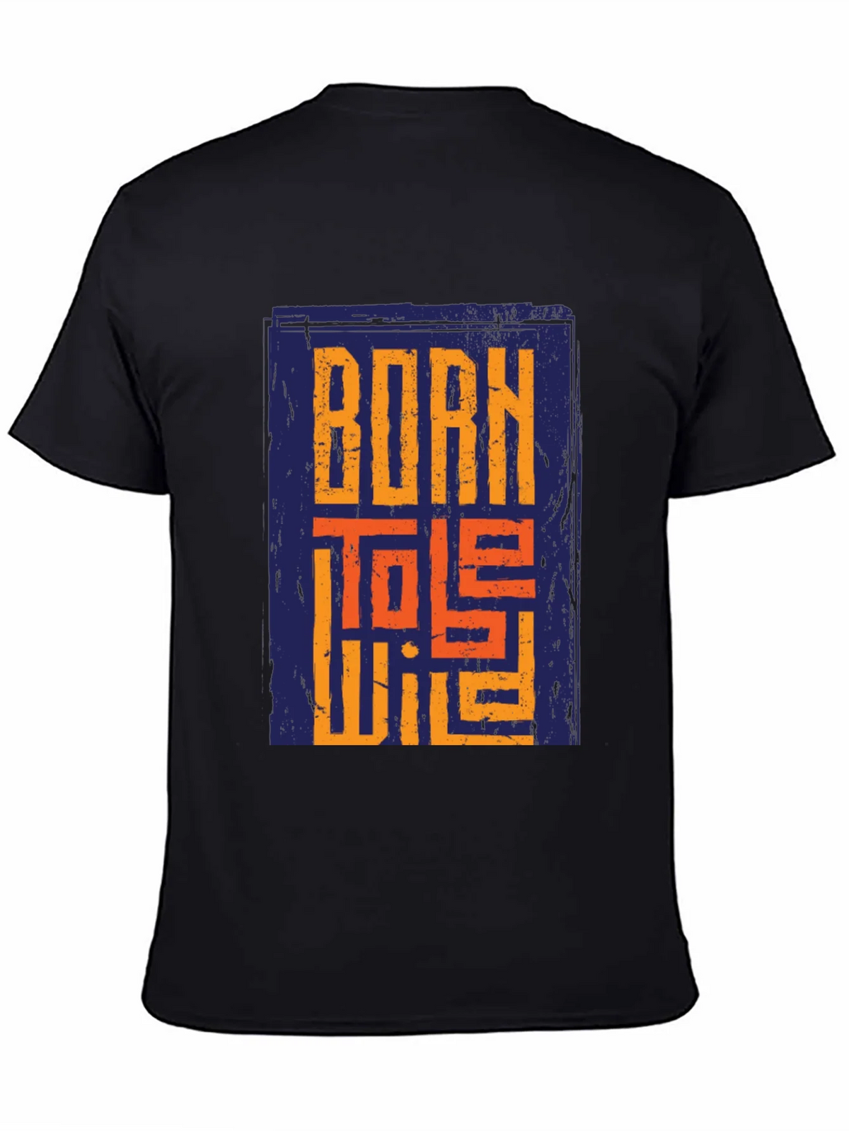 Born To Be Wild Graphic Print Black T-Shirt product image 4