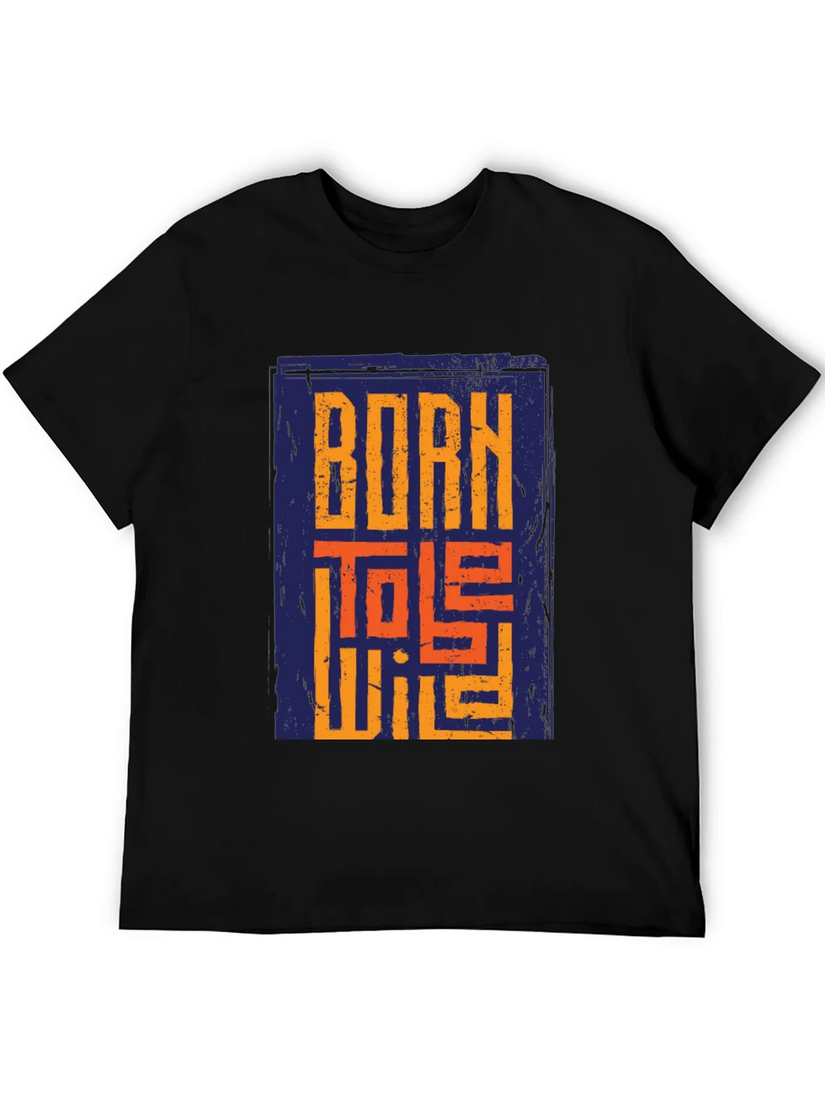 Born To Be Wild Graphic Print Black T-Shirt product image 5