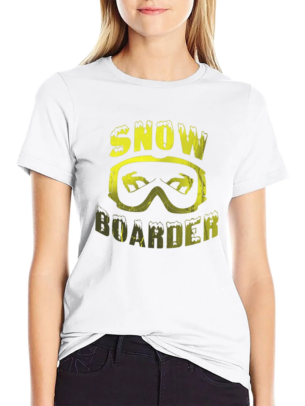 Snowboarder Graphic Tee - Black product image 6
