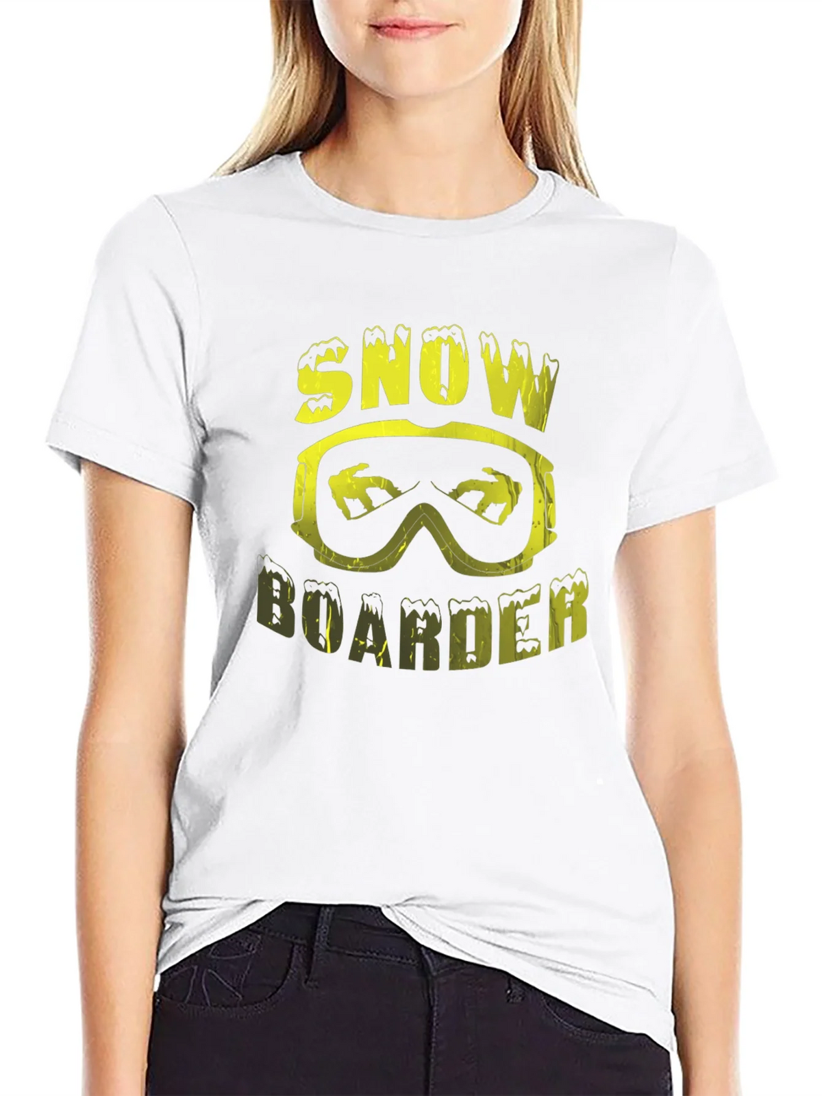 Snowboarder Graphic Tee - Black product image 6