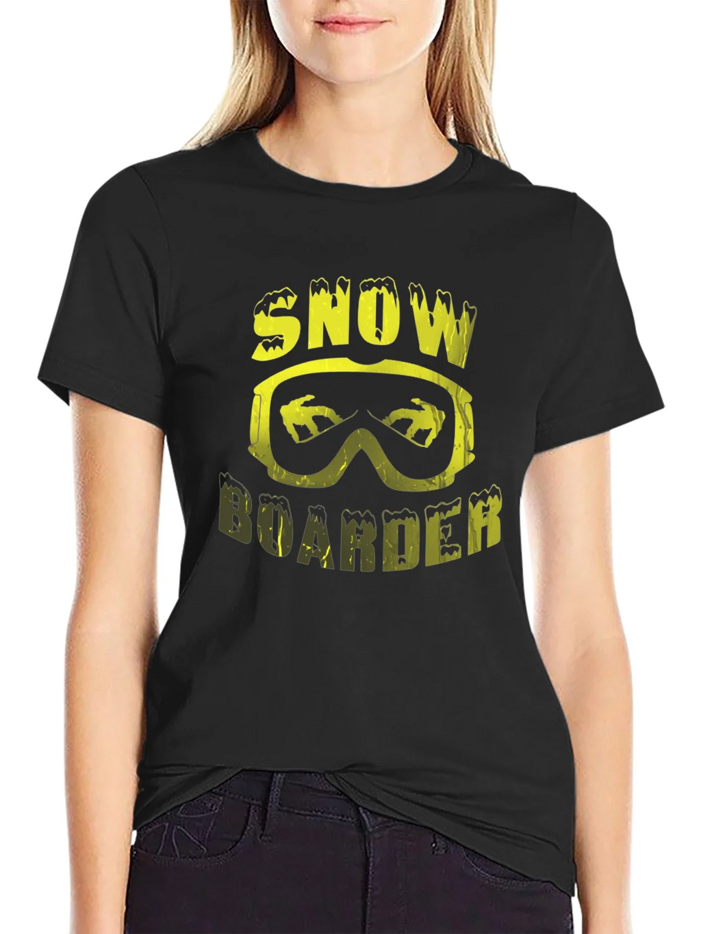Snowboarder Graphic Tee - Black product image 1