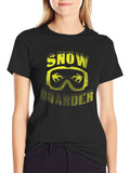 Snowboarder Graphic Tee - Black product image 1