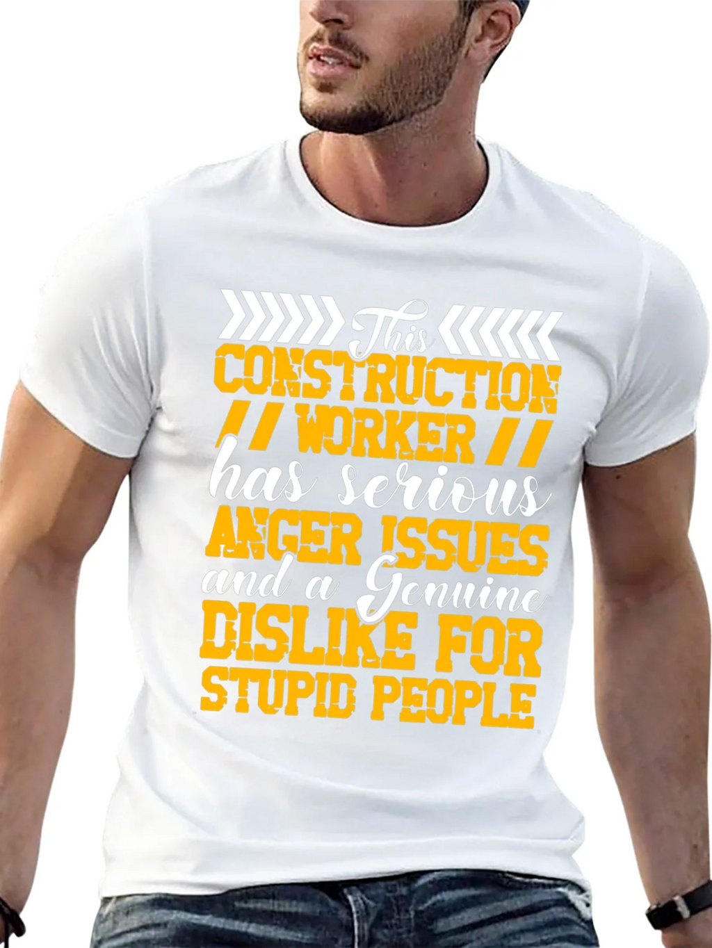 Construction Worker Graphic T-Shirt product image 2