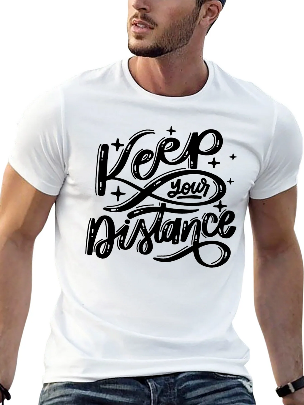 Keep Your Distance Graphic T-Shirt product image 8