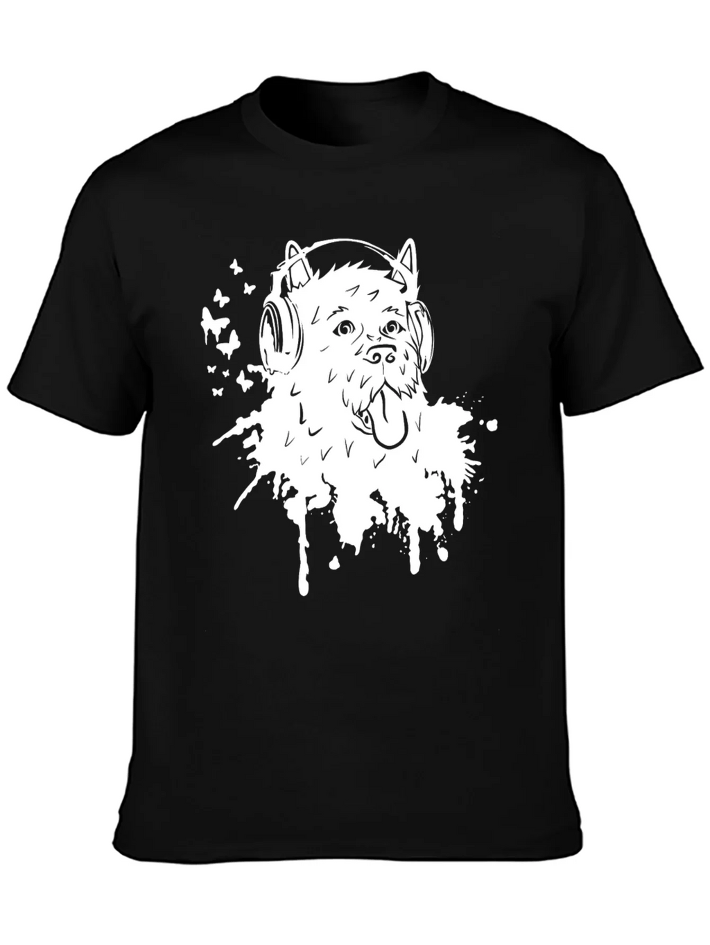 Dog DJ Graphic Tee - Trendy Music Lover Style product image 3