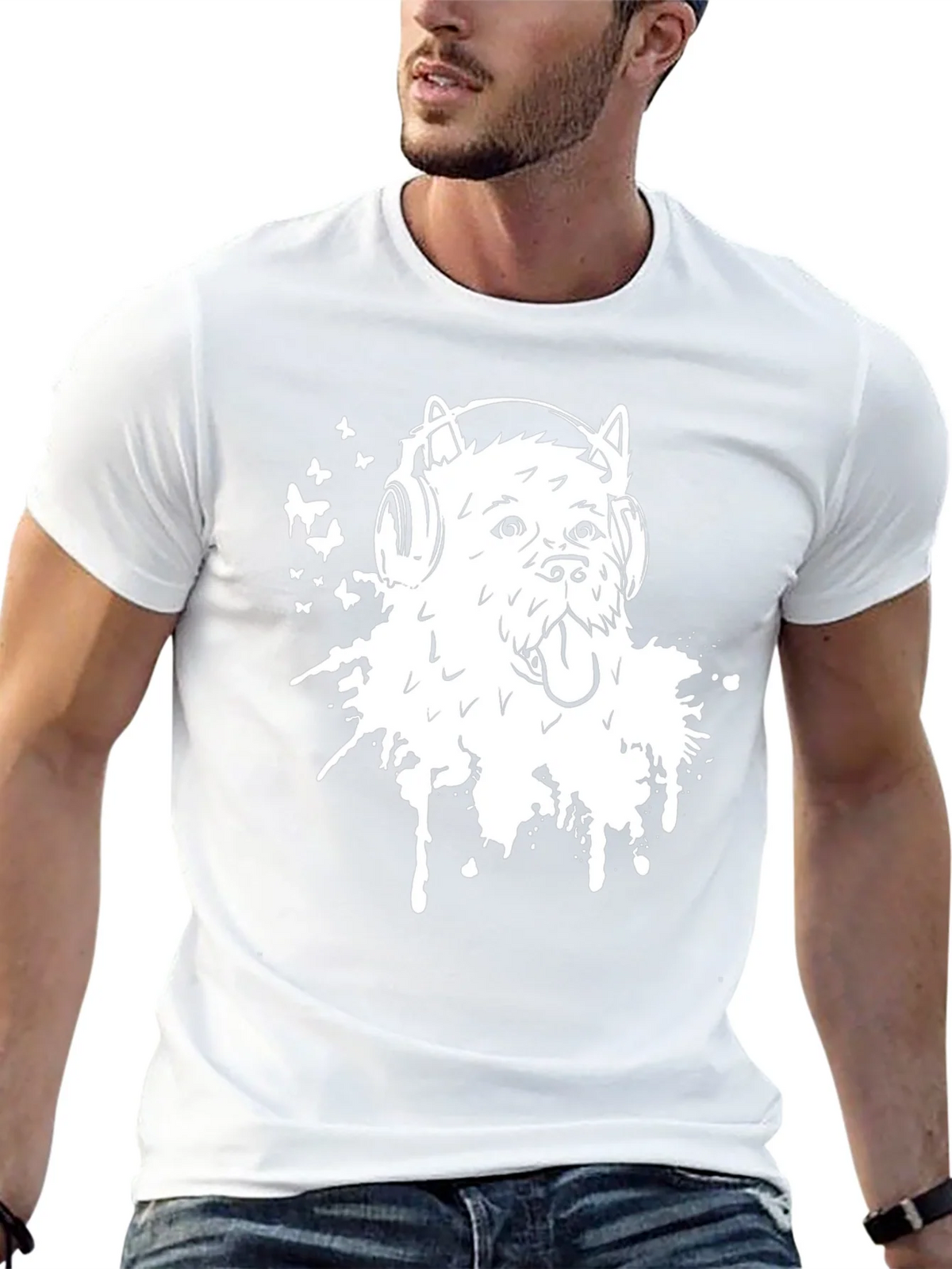 Dog DJ Graphic Tee - Trendy Music Lover Style product image 12