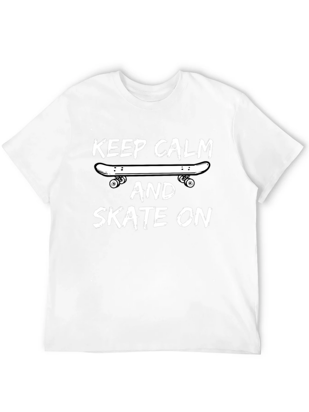 Keep Calm and Skate On T-Shirt - Black Graphic Tee product image 10