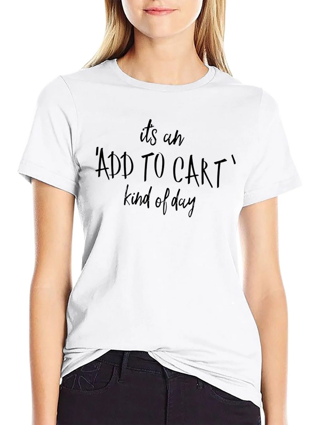Add To Cart Kind of Day Black Tee product image 8