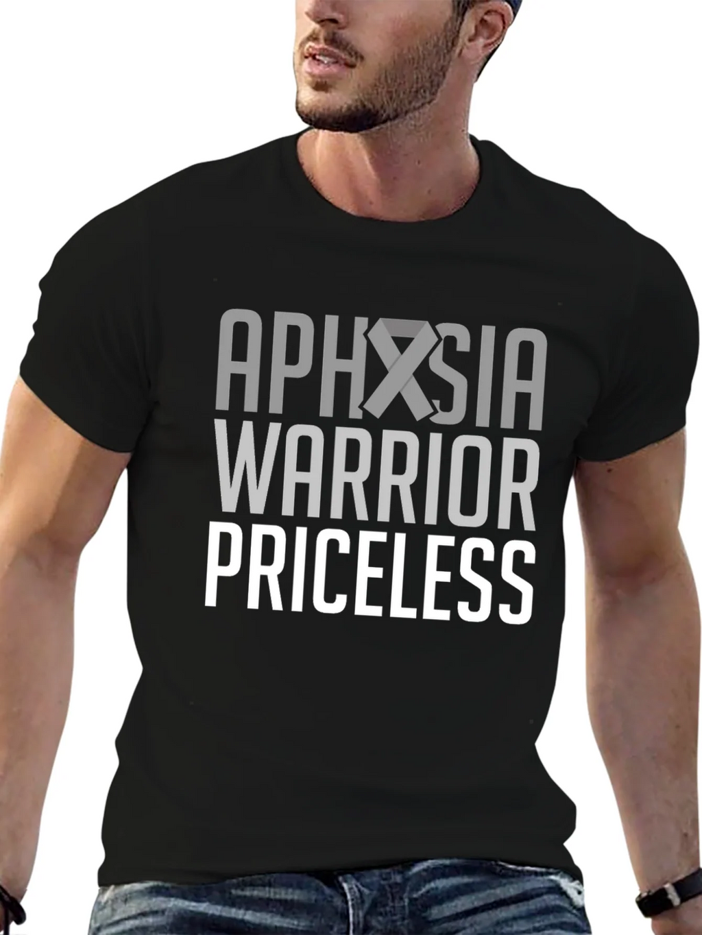 Aphasia Warrior Priceless Awareness T-Shirt product image 4