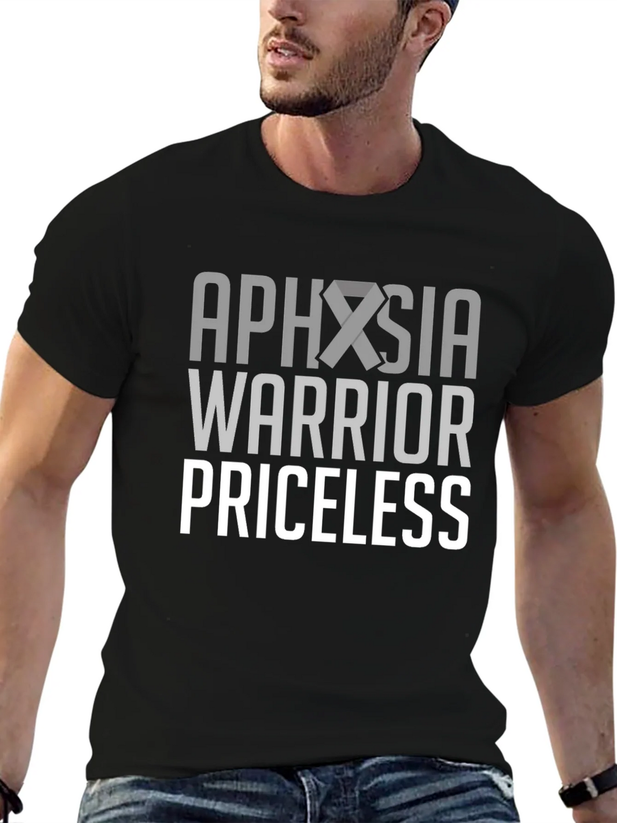 Aphasia Warrior Priceless Awareness T-Shirt product image 4