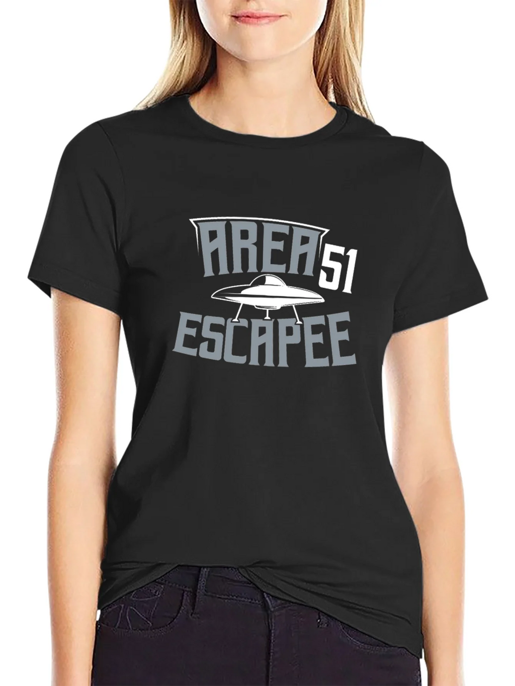 Area 51 Escapee Graphic T-Shirt - Black product image 2