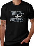 Area 51 Escapee Graphic T-Shirt - Black product image 1