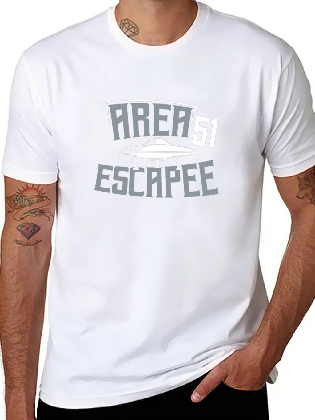 Area 51 Escapee Graphic T-Shirt - Black product image 7