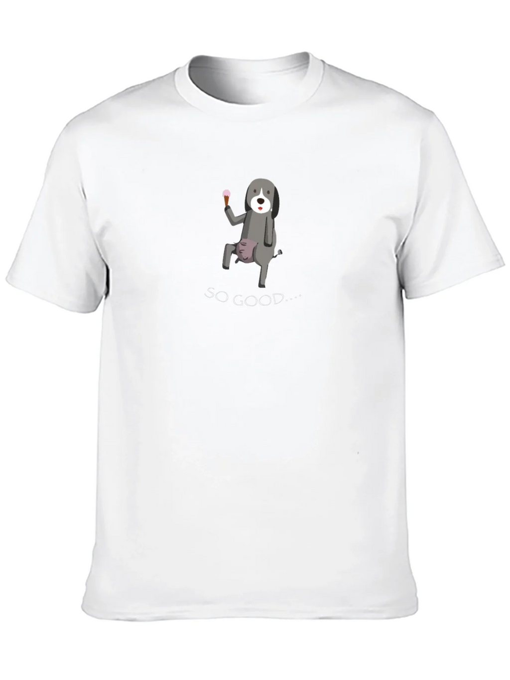 Funny Dog Ice Cream Graphic Tee product image 9