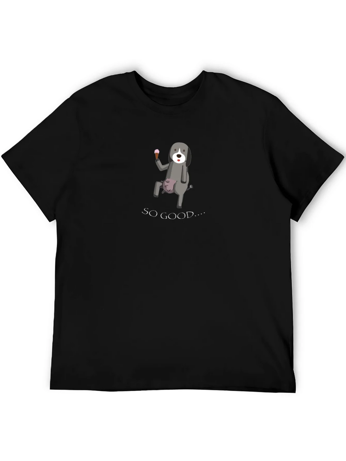 Funny Dog Ice Cream Graphic Tee product image 5