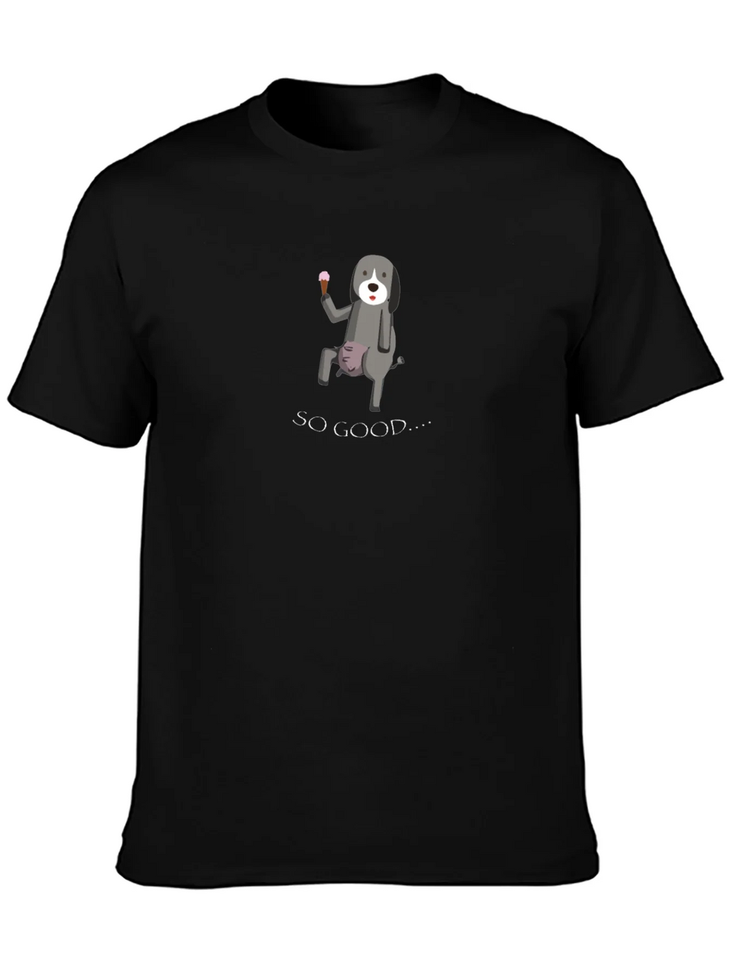 Funny Dog Ice Cream Graphic Tee product image 3