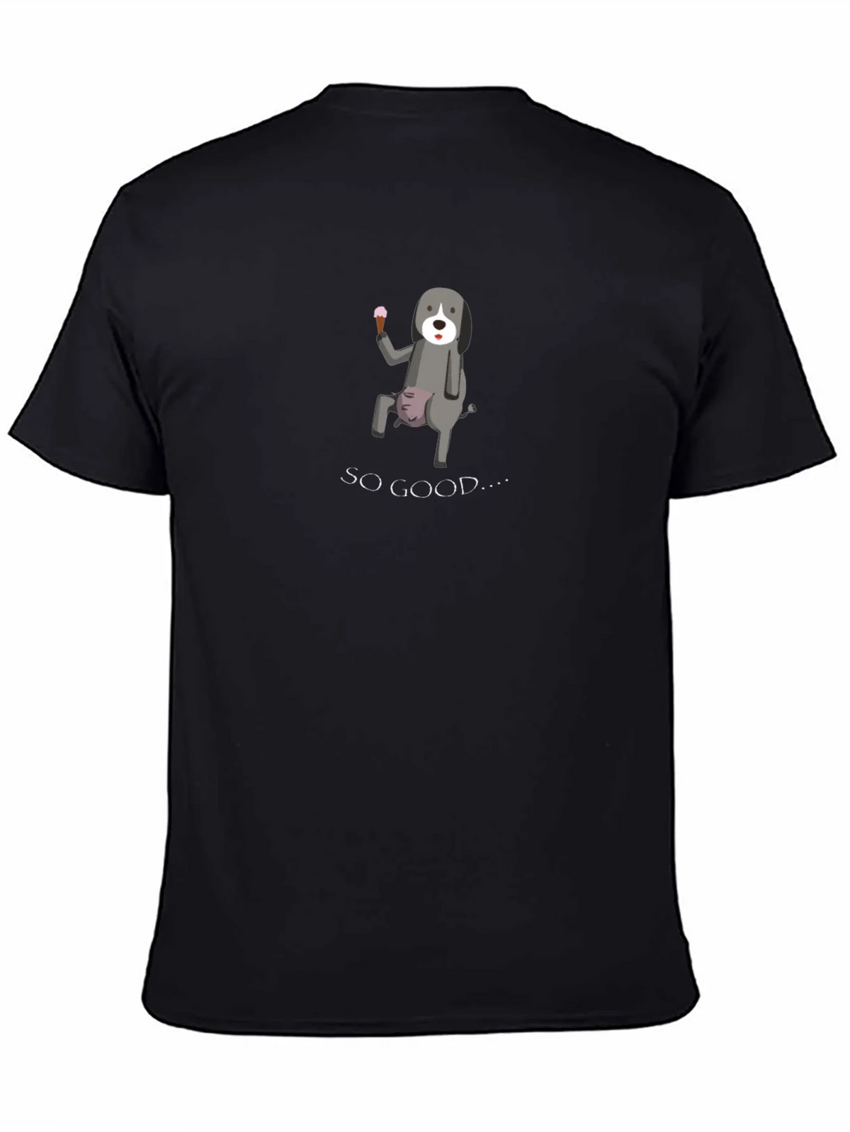 Funny Dog Ice Cream Graphic Tee product image 4
