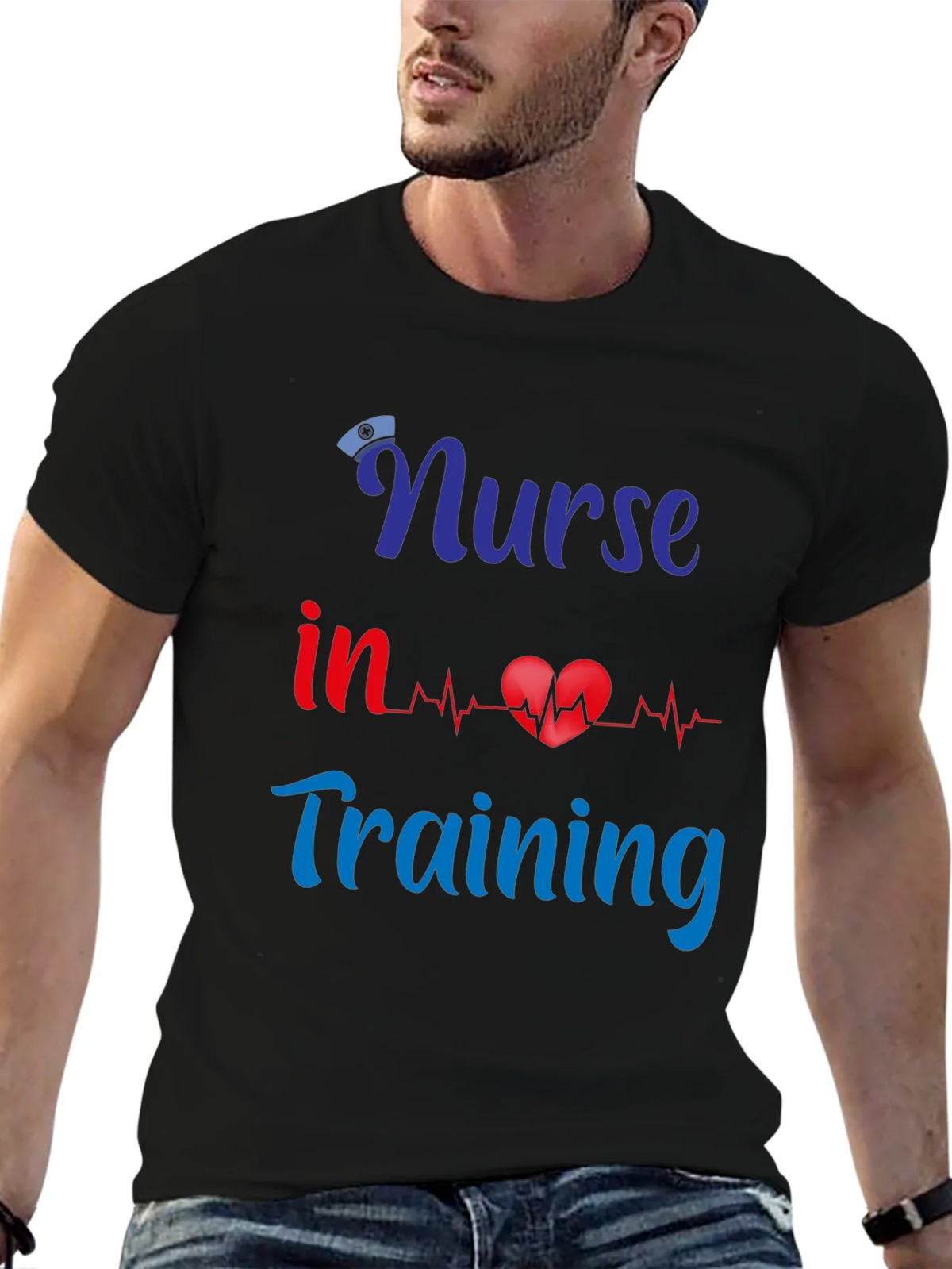 Nurse in Training Graphic Tee - Soft Cotton Blend product image 6