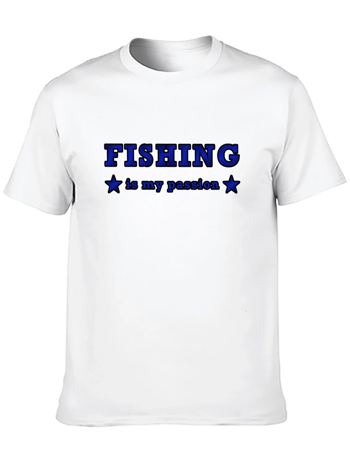 Fishing Is My Passion Black T-Shirt product image 9