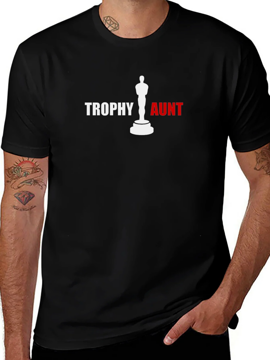 Trophy Aunt Graphic T-Shirt - Novelty Tee product image 1