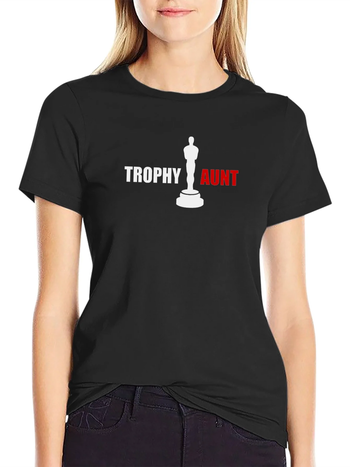 Trophy Aunt Graphic T-Shirt - Novelty Tee product image 2