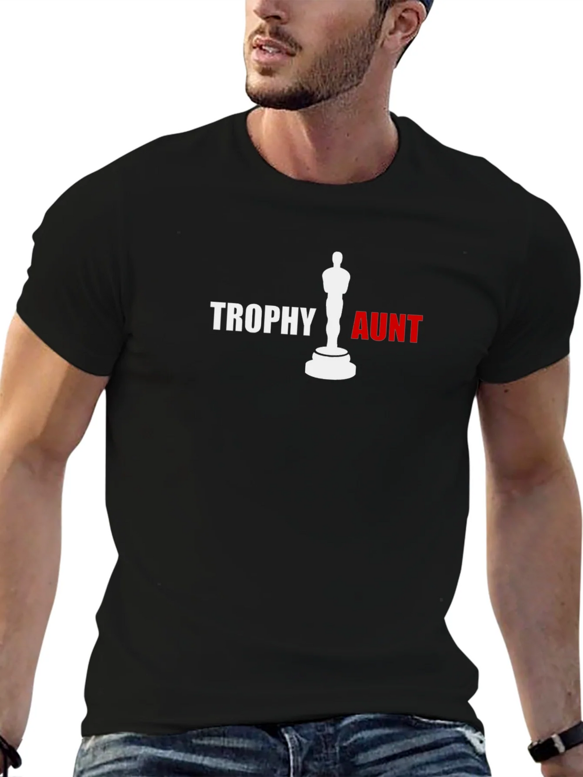 Trophy Aunt Graphic T-Shirt - Novelty Tee product image 6