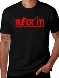 Rock It Graphic Tee - Mens Short Sleeve Crew Neck product image 1