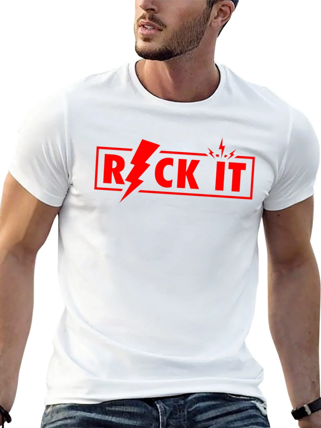 Rock It Graphic Tee - Mens Short Sleeve Crew Neck product image 12
