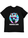 Mamacorn Unicorn Graphic Tee - Trendy Mom Shirt product image 1