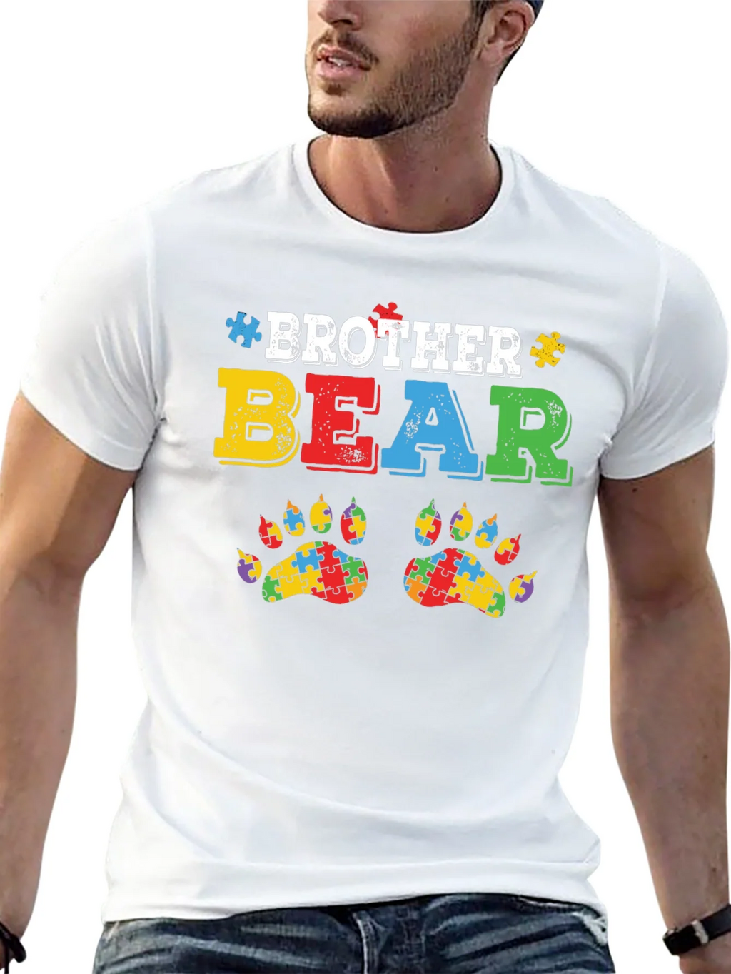 Brother Bear Autism Awareness T-Shirt product image 12