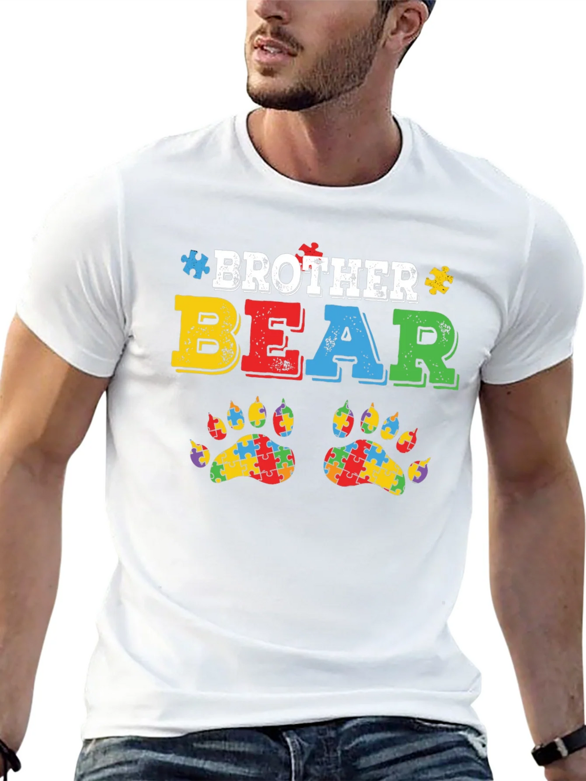 Brother Bear Autism Awareness T-Shirt product image 12