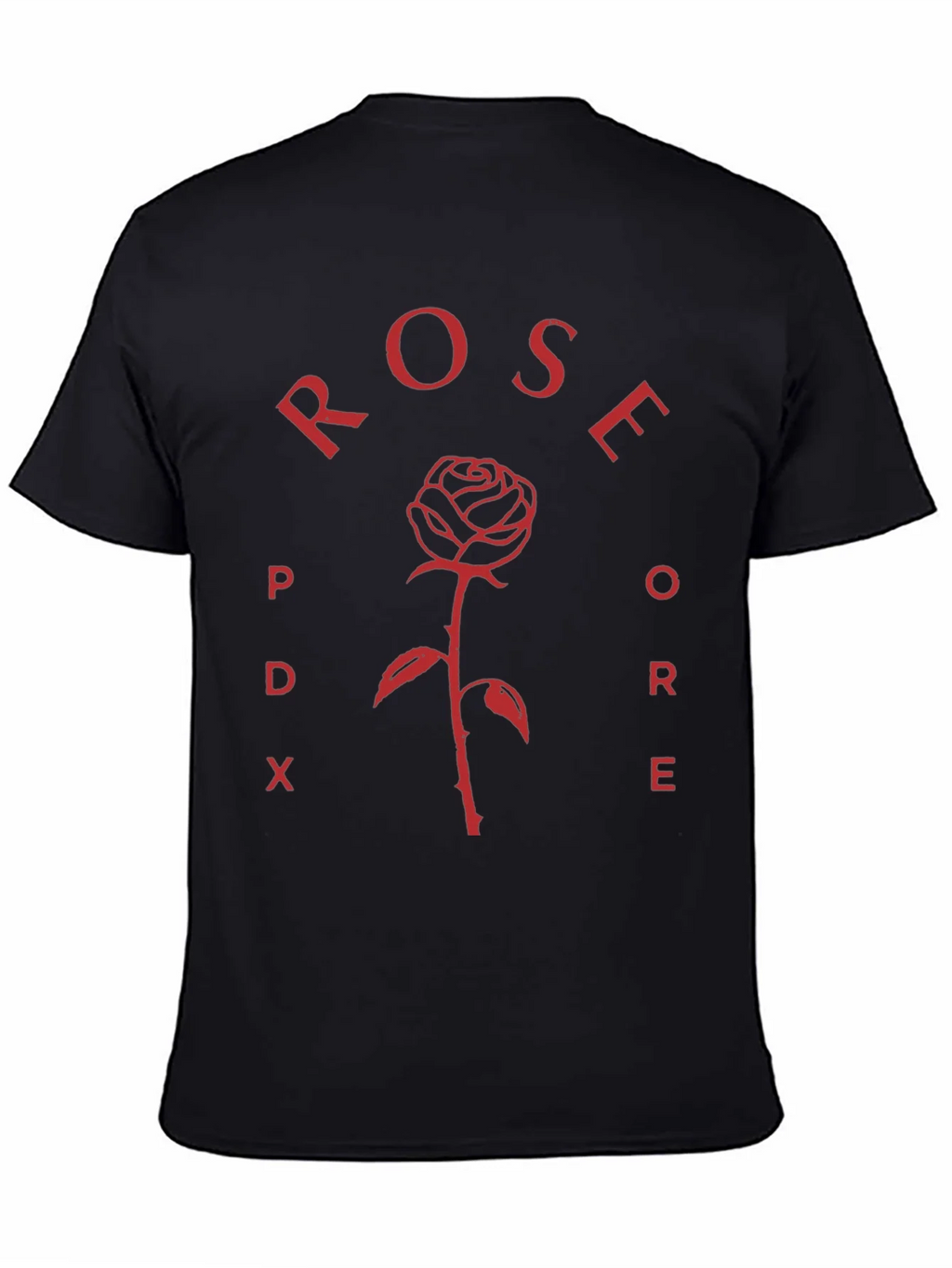 Rose PDX Black T-Shirt product image 4