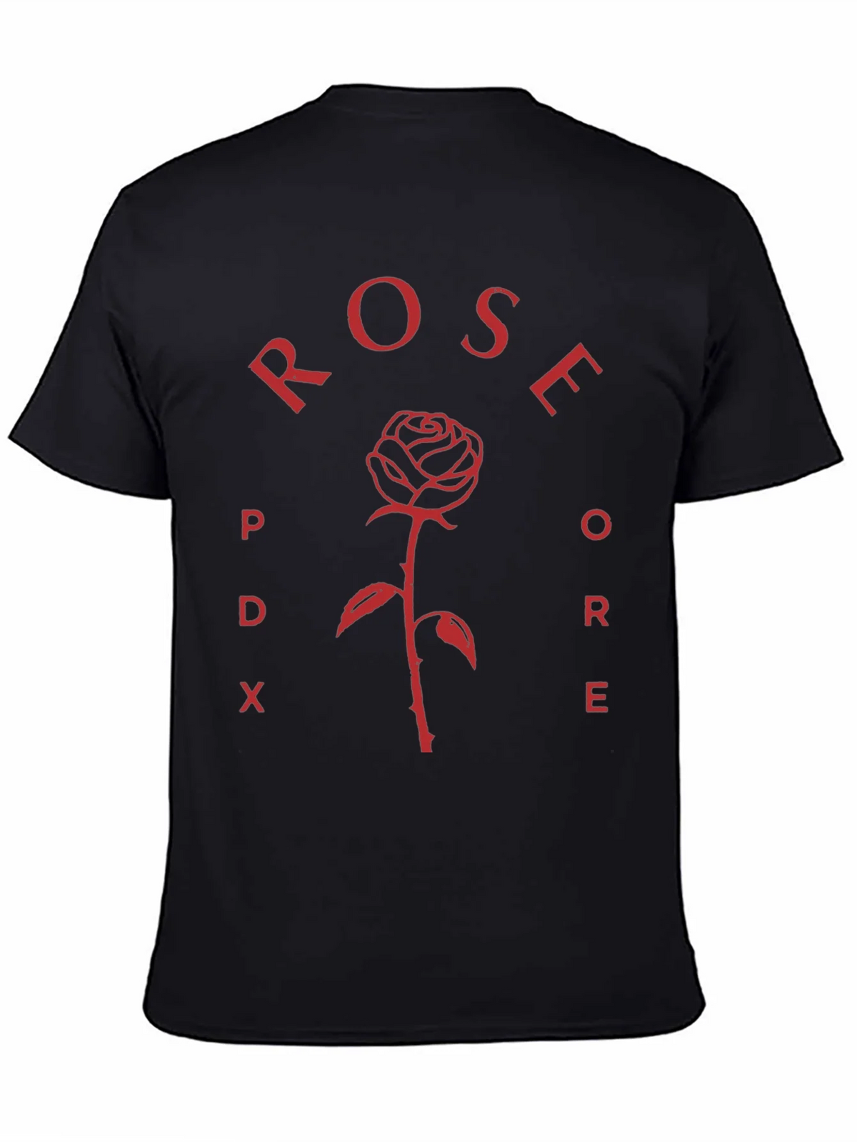 Rose PDX Black T-Shirt product image 4