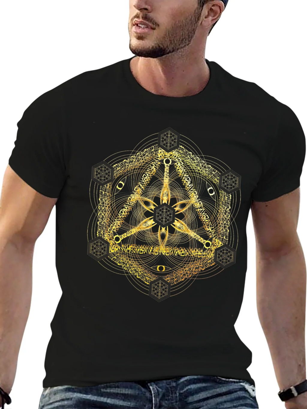 Mystic Symbol Black T-Shirt product image 6