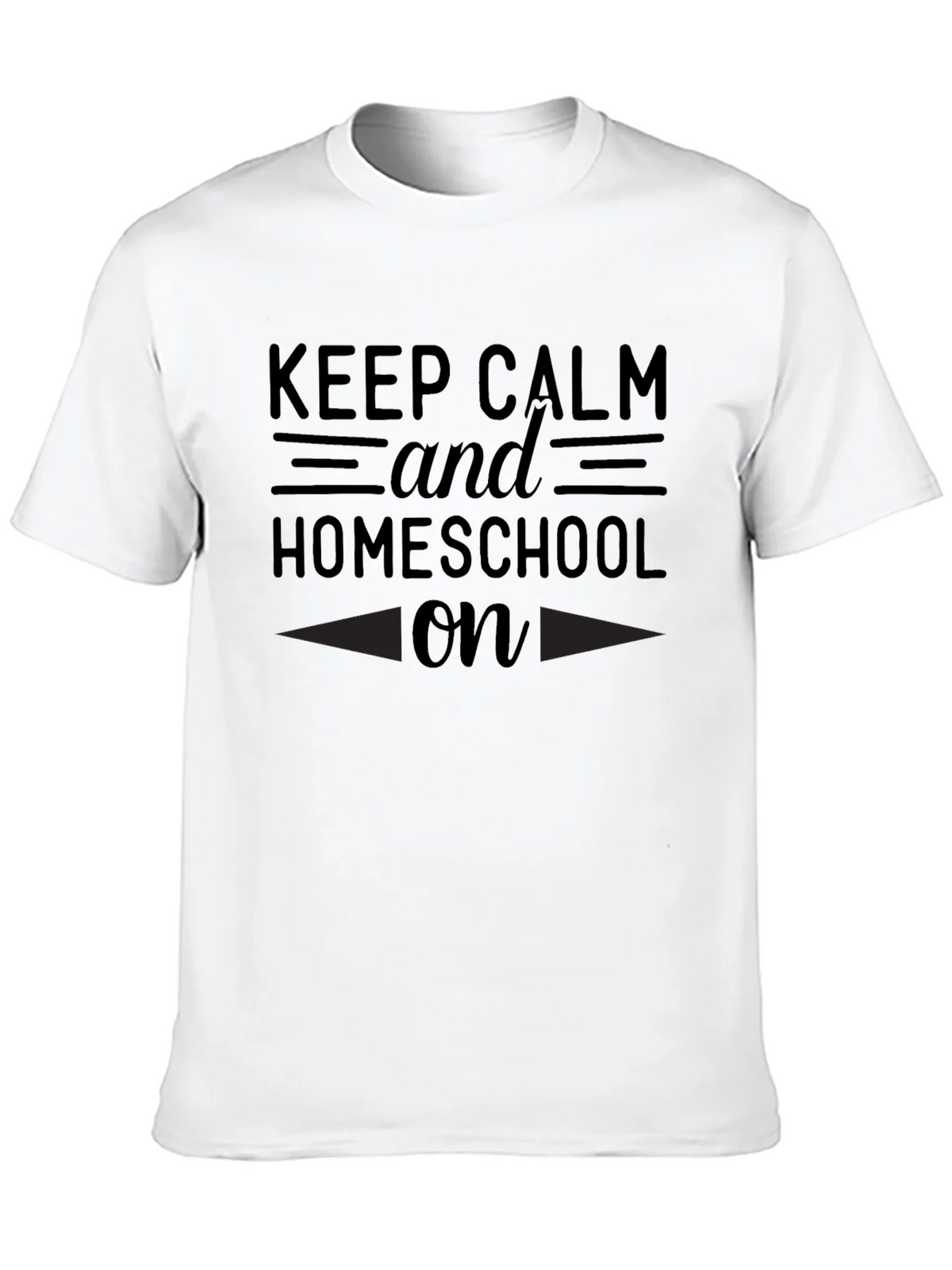 Keep Calm and Homeschool On T-Shirt product image 9