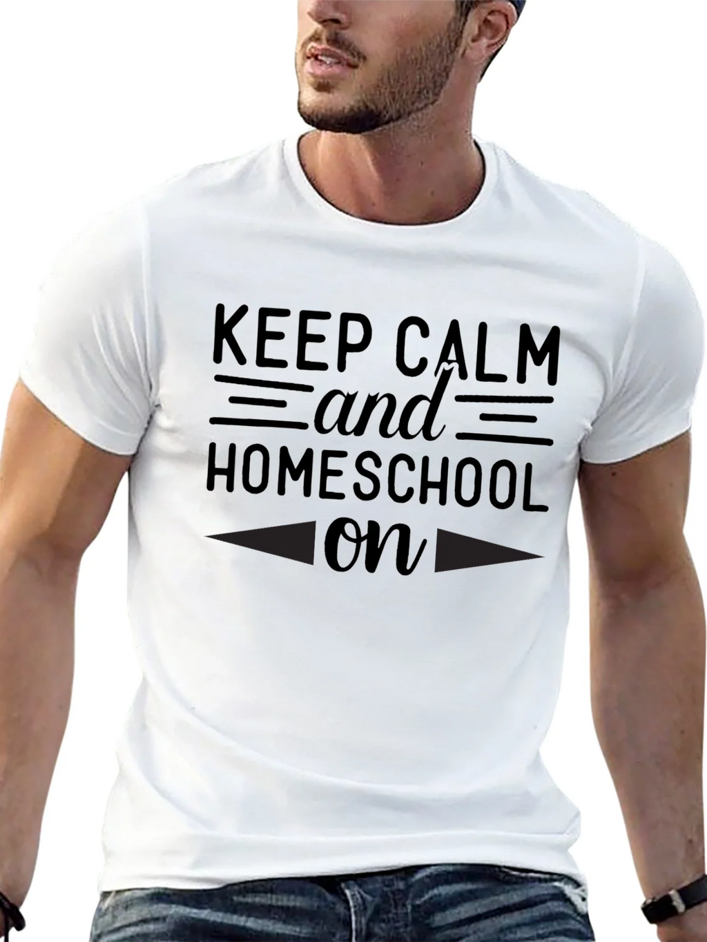Keep Calm and Homeschool On T-Shirt product image 12