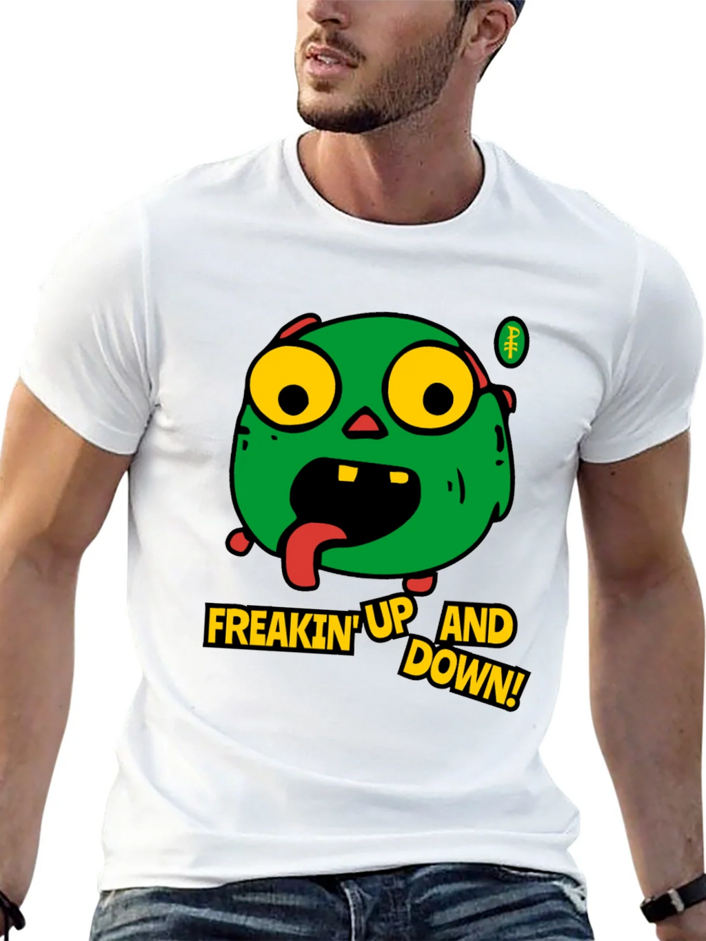 Zombie Freakin Up and Down Graphic T-Shirt product image 12