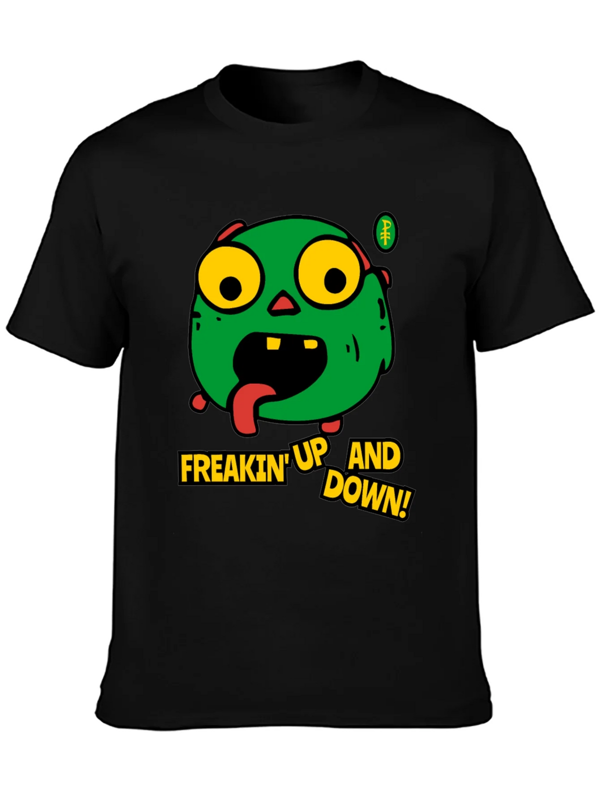 Zombie Freakin Up and Down Graphic T-Shirt product image 3